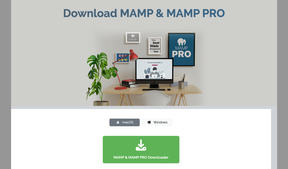 MAMPのダウンロードページ