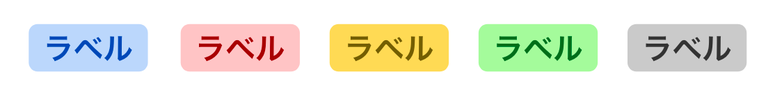 スクリーンショット:Ver.2.10以降のラベル。以前よりもコントラスト比が改善されている。