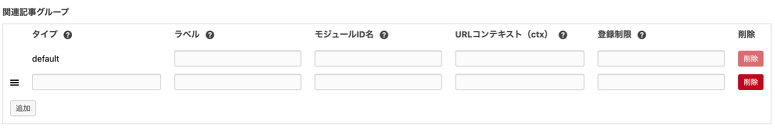 関連エントリーグループ
